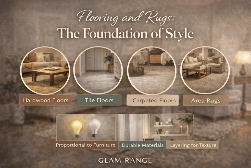 Flooring and Rugs: The Foundation of Style