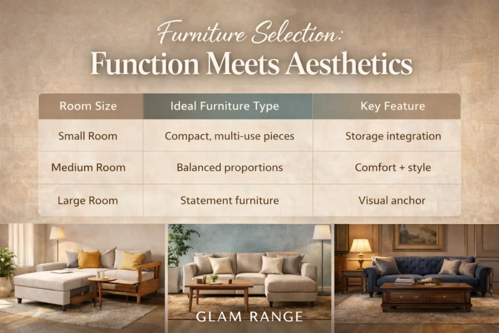 Furniture Selection: Function Meets Aesthetics