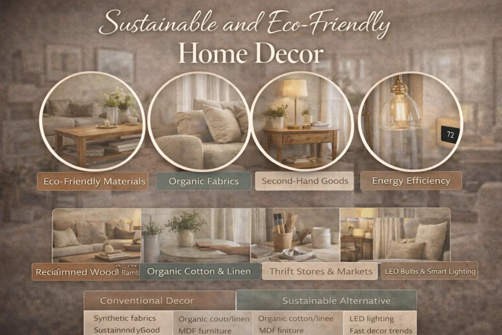 Sustainable and Eco-Friendly Home Decor